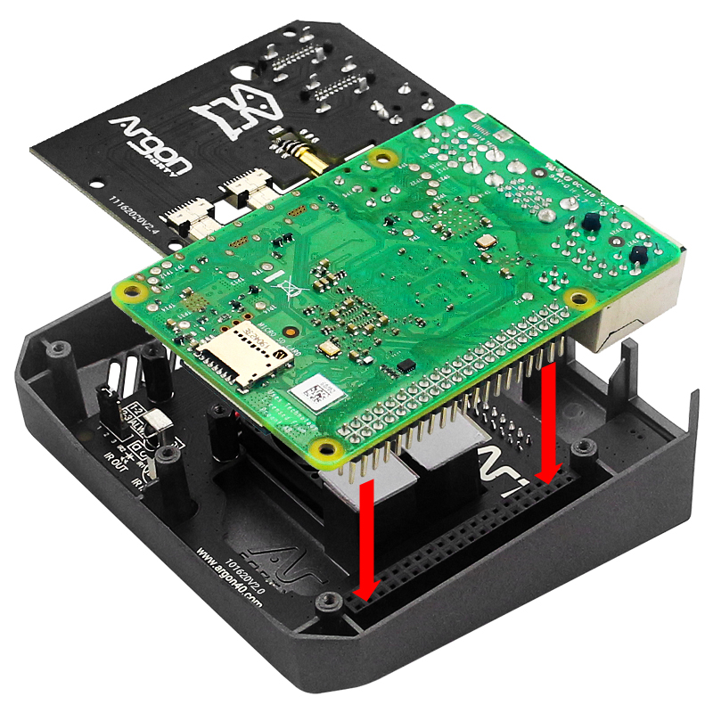 Raspberry Pi 4 Model B Argon O - Argon One V3 M.2 Nvme Case ulasan dan harga